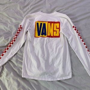 vans long sleeve shirt